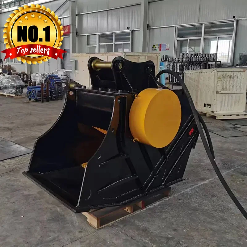 ROCK CRUSHER VIRMATION VIBRÁCIA Rotačný betón Crush Bucket Broken Tool PC200 Crush Bucket Vysoký predaj horúcich predajov Španielsko