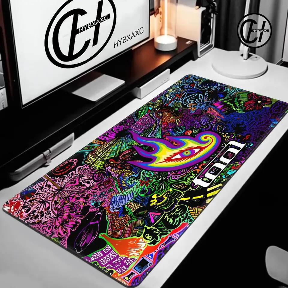 Rock Tool Band bočné podložky Mouse Pad Gaming Actlectory Protector Office Laptop Gamer Cabinet Non Slip