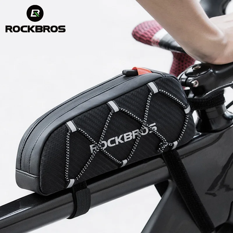 Rockbros Bicycle Bag Reflex Front Top Frame Taba vrecko Ultragilný prenosný bicykel BIGH CAPACTION CAPCKLING ACCLING Príslušenstvo