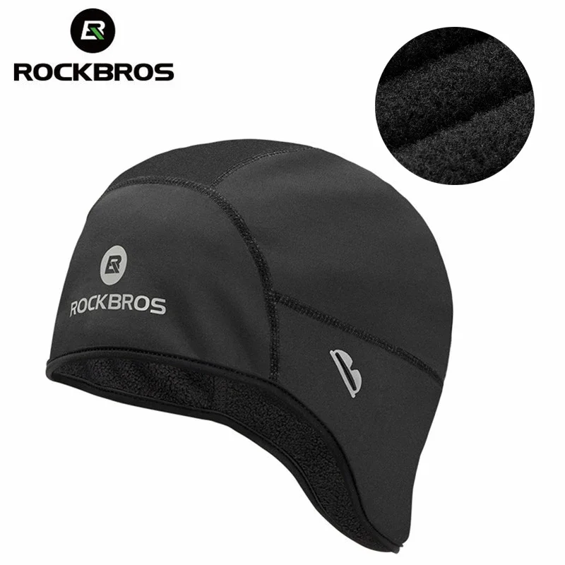 Rockbros cyklistická čiapka Zimné čiapky udržiavajte teplú čiapku Bandana Športové lyžiarske lyžiarske čelenky veterné odvrátené muži jazdecké hlavy čiapky
