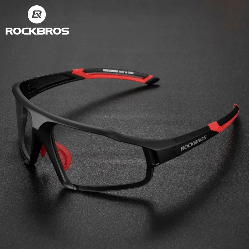 Rockbros cyklistické okuliare fotochromatické bicykle okuliare MTB Road Cycling Slnečné okuliare vonkajšie športové šošovky Zmenené okuliare
