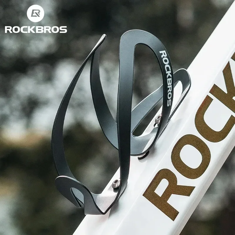 Rockbros držiak na držiak na fľaše hliníka zliatiny zliatiny Fľaša klietky nastaviteľná ľahká horská cyklistická fľaša pohárika držiaka