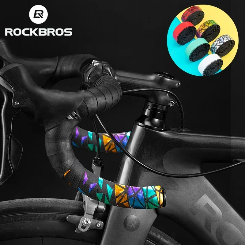 ROCKBROS MTB ROAD CYCLING RIDICKAROVÁ POLADA 2,3 mm zahustená PU Eva Anti-Slip Wear-rezistentná nárazová páska na páske na bicykle