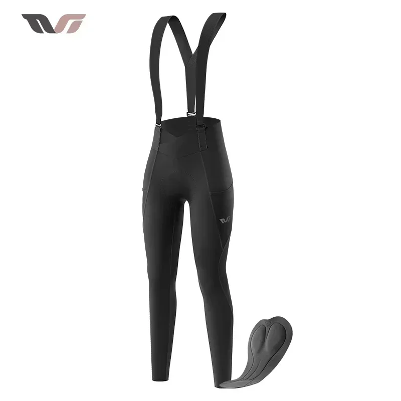 Rockbros TVI Series Cycling bib jar jesenné priedušné cyklistické bryndle nohavice Rýchle suché ženy Pro Bike dlhé nohavice chladné nohavice
