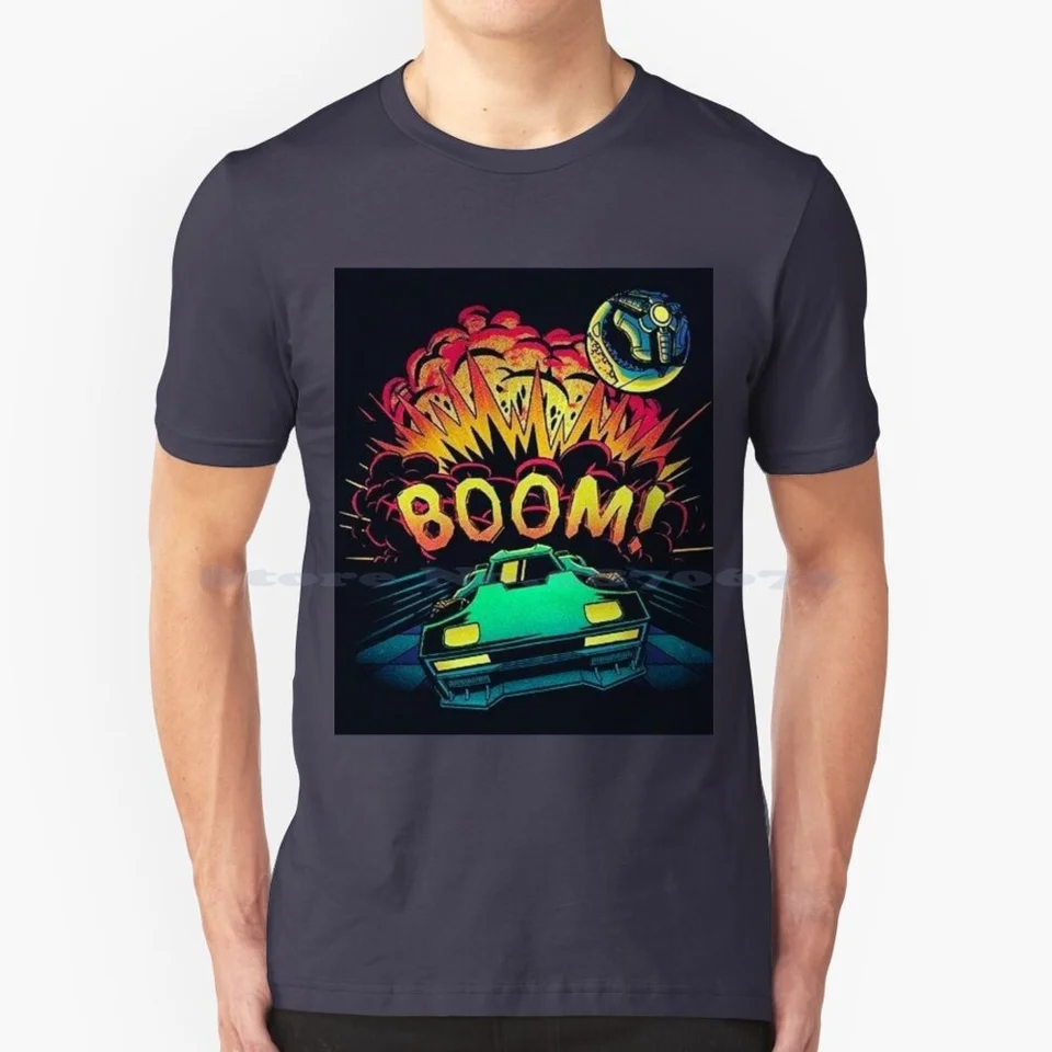 Rocket League Boom! Tričko 100% bavlnené tričko Raket League Quick Chat Car Futbal futbal posilní mobilný oktán fennec Sideswipe rl