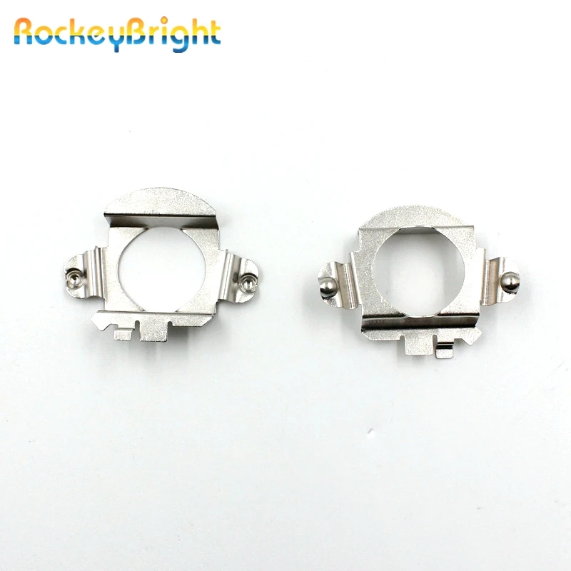 Rockeybright H7 LED klipy pre držiak pre Mercedes Ford Chery H7 LED kovová kovová lampa LED svetlomet LED svetlomet basy držiaka Adaptér H7