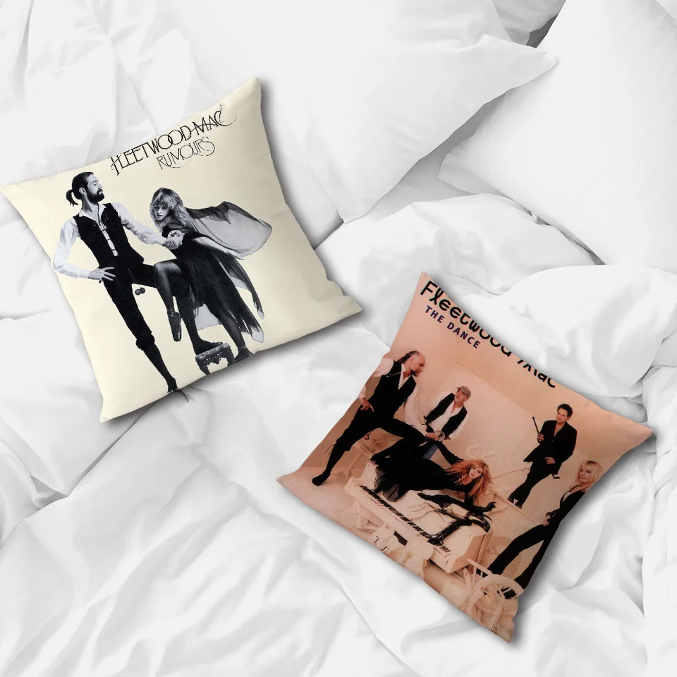 Rocková skupina fleetwood mac vankúš pre pohovku spálňa obývacia izba Office nočné posteľné postavenie vankúša tlačiareň