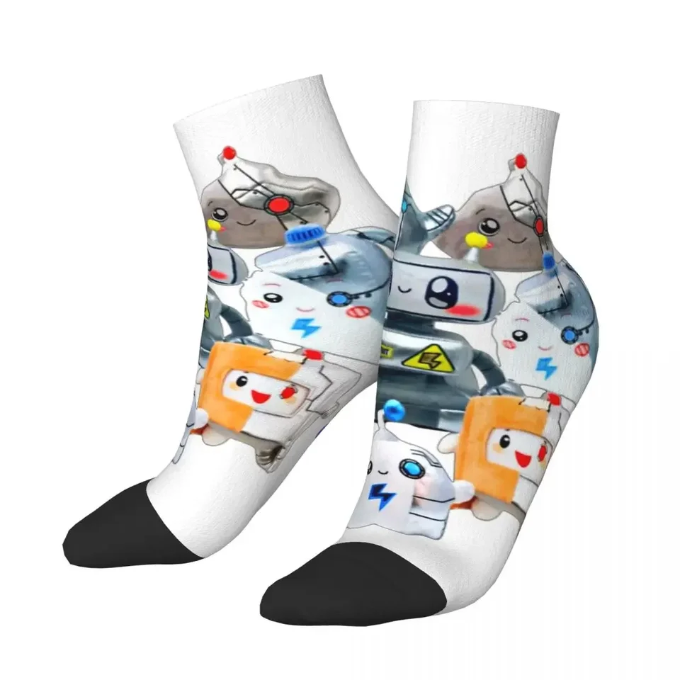 Rocky Lankybox Lanky Box ponožky Harajuku super mäkké pančuchy celé sezónne ponožky doplnky pre unisex vianočné darčeky