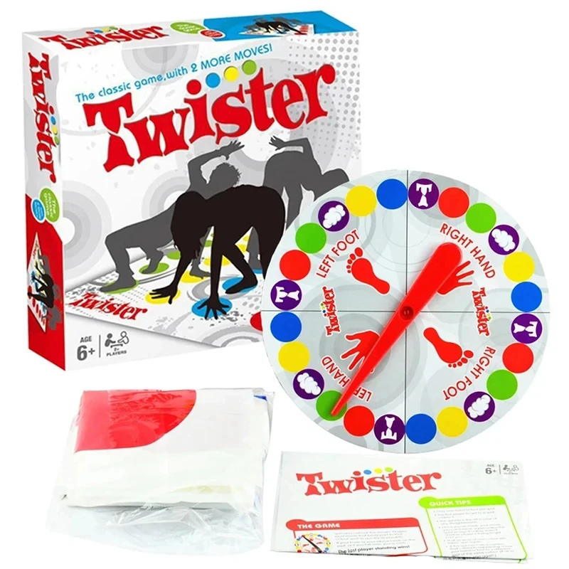 Rodinná strana Game Twister Games Indoor Outdoor Toys Game Twisting the Body for Children Sports Interactive Interactive Group Aids