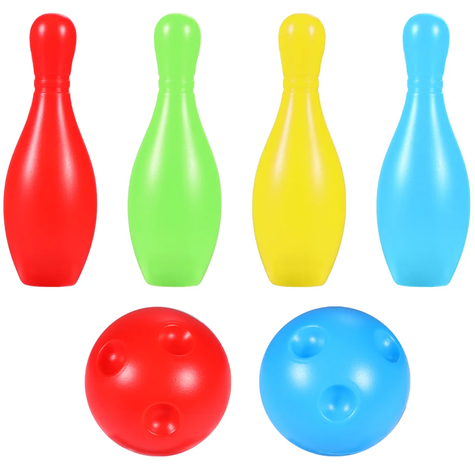Rodinné bowlingové hračky Hračky pre deti vonkajšie a vnútorné plastové skittle Game Kids bowling bowling hračky plastové bowling