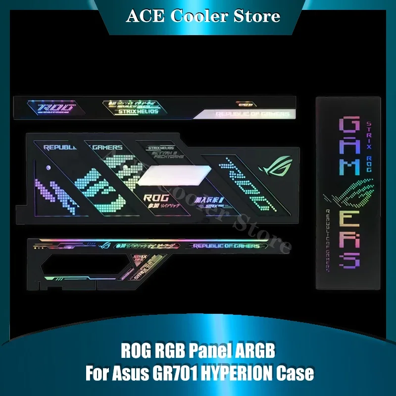ROG GR701 HYPERION PANEL RGB PANELS RGB Svetlá doska Božské svetlo synchrónne 5V synchronizácia