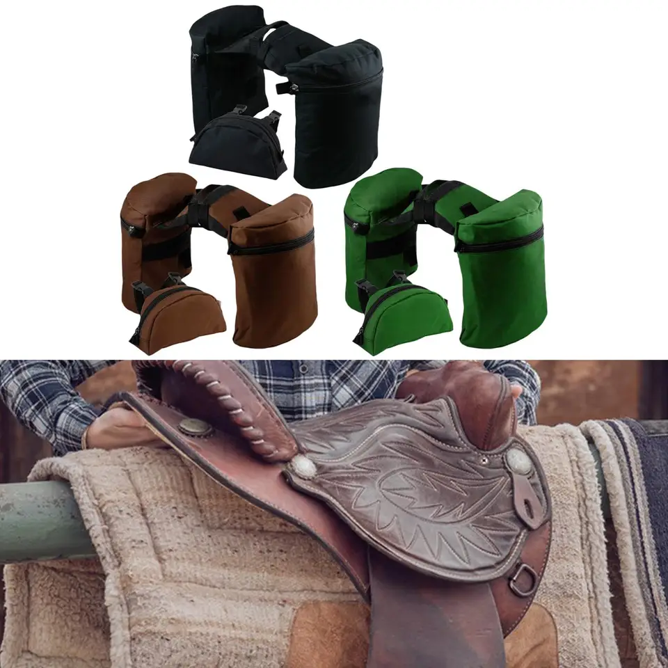 Roh vrecka vrecko Combo Combo Stylish Outdoor prenosné jazdecké športy na dlhú vzdialenosť Riding Praktické koňské sedlové taška