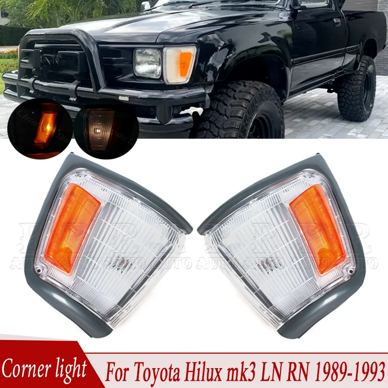 Rohové svetlo automobilu pre Toyota Hilux MK3 LN RN 1989 1990 1991 1992 1992 1993