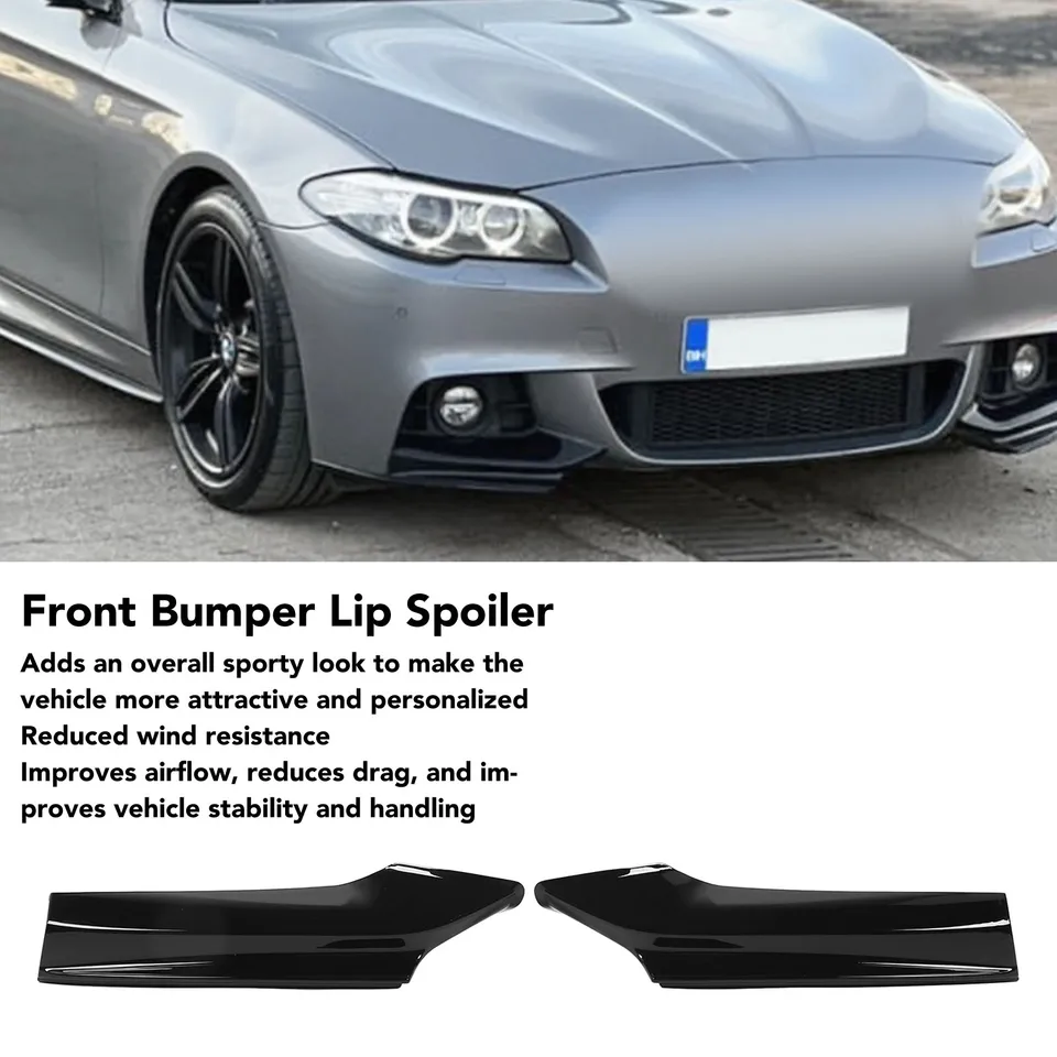 Rohový rohový difúzor predného nárazníka SPOILER SPOILER LIGHTHEETT IMPACT Proof proti kolízii pre 5 sérií F10 F11 M Sport
