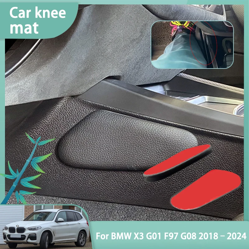 Rohož pre koleno pre BMW X3 G01 F97 G08 2018 2019 2020 2021 2022 2023 2024 Nohy podlahových podlahových podlahových rohoží podporujú stehná vankúši