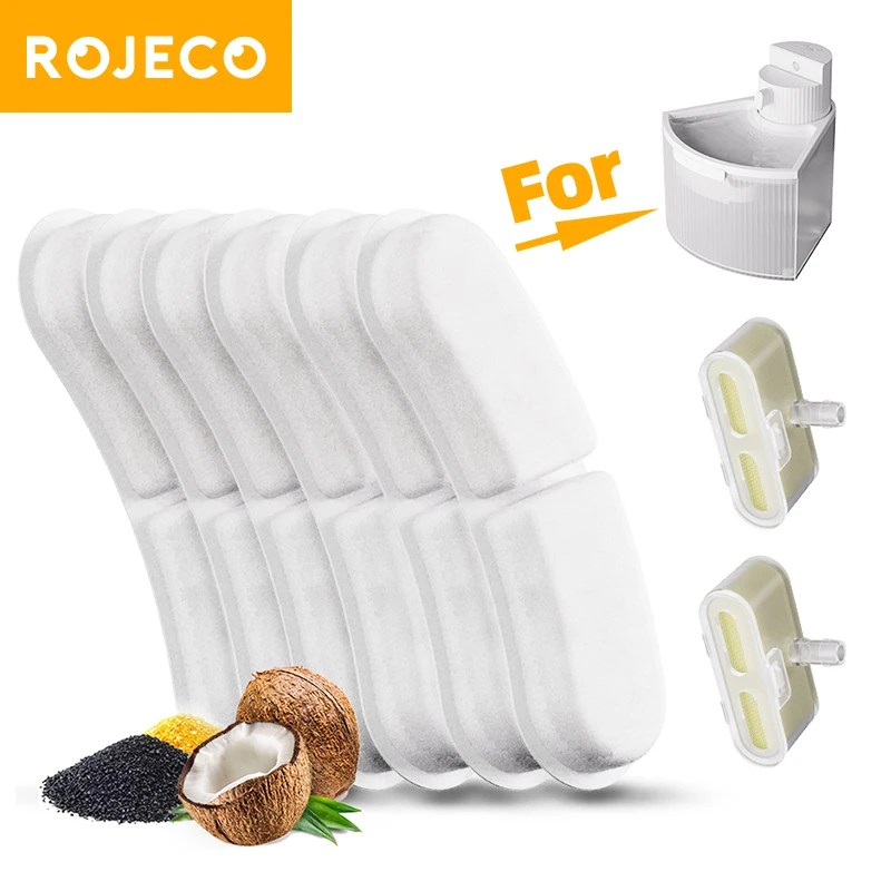ROJECO CAT Vodné výmenné filtre pre bezdrôtovú vodnú mačku FONTAIN Filter