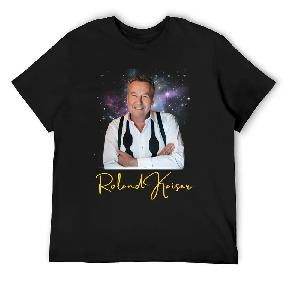 Roland Kaiser Vianoce- Roland Kaiser Merch Tričko s krátkym rukávom tričko letné top lacné veci tričko Men 100℅ bavlna