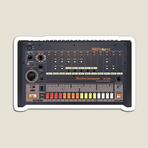 Roland TR 808 Magnet Home roztomilé magnetické deti detská dekorácia Chladnička KIODNÉ STranky