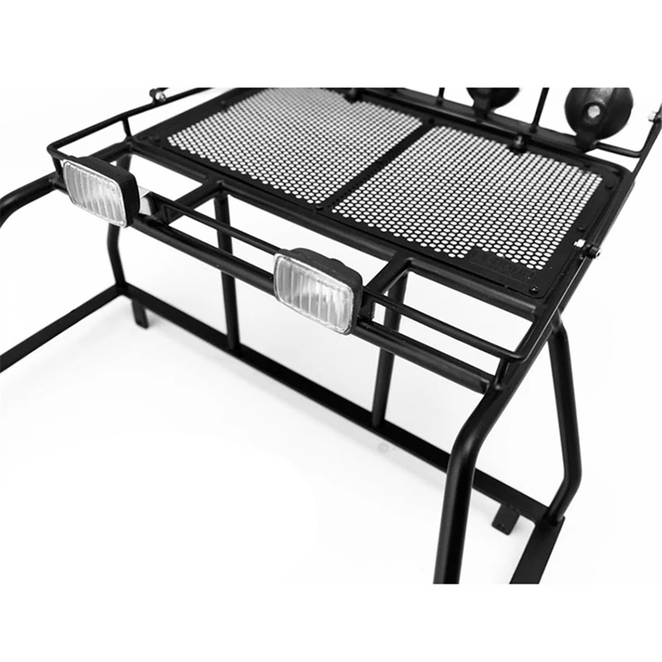 Rold Cage batožina so svetlom IPF Light Light Rám pre RC4WD 1/10 TF2 MOJAVE RC MODEL