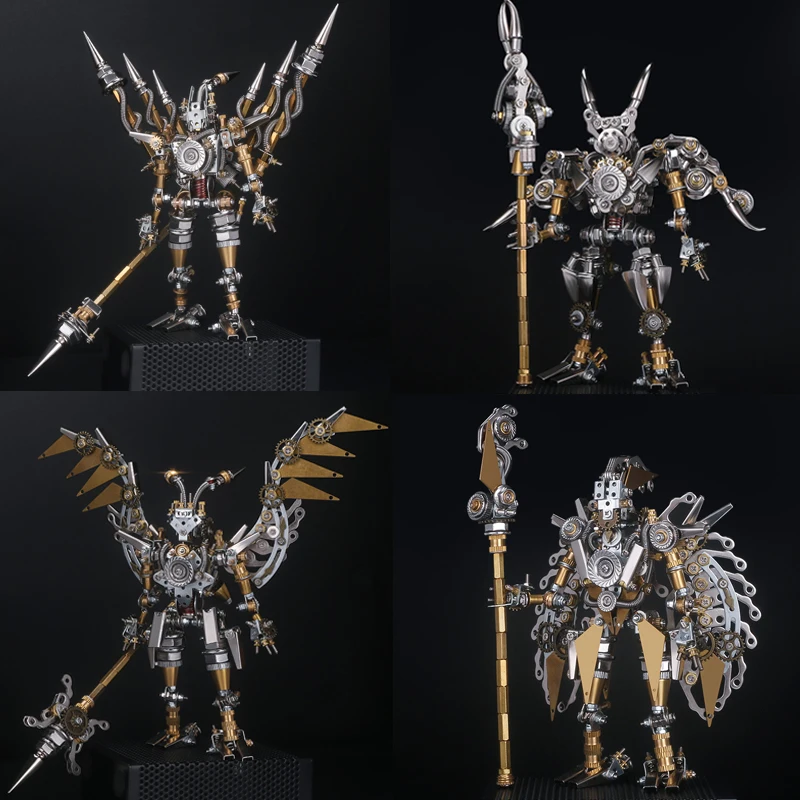 Romantika troch kráľovstiev Mechanical 3d Metal Puzzle Zhang Fei Zhao Yun lu Bu guan yu DIY Zostavené modelové skladobné hračky pre skladačky