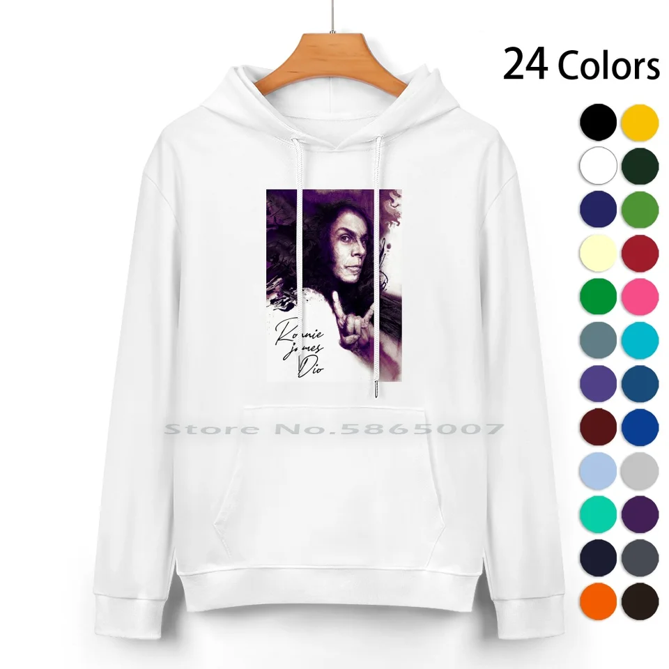 Ronnie James Dio Artwork Pure Cotton Hoodie Sweater 24 Farby Ronnie James Dio Ronald James Padavona Čierne neba a peklo