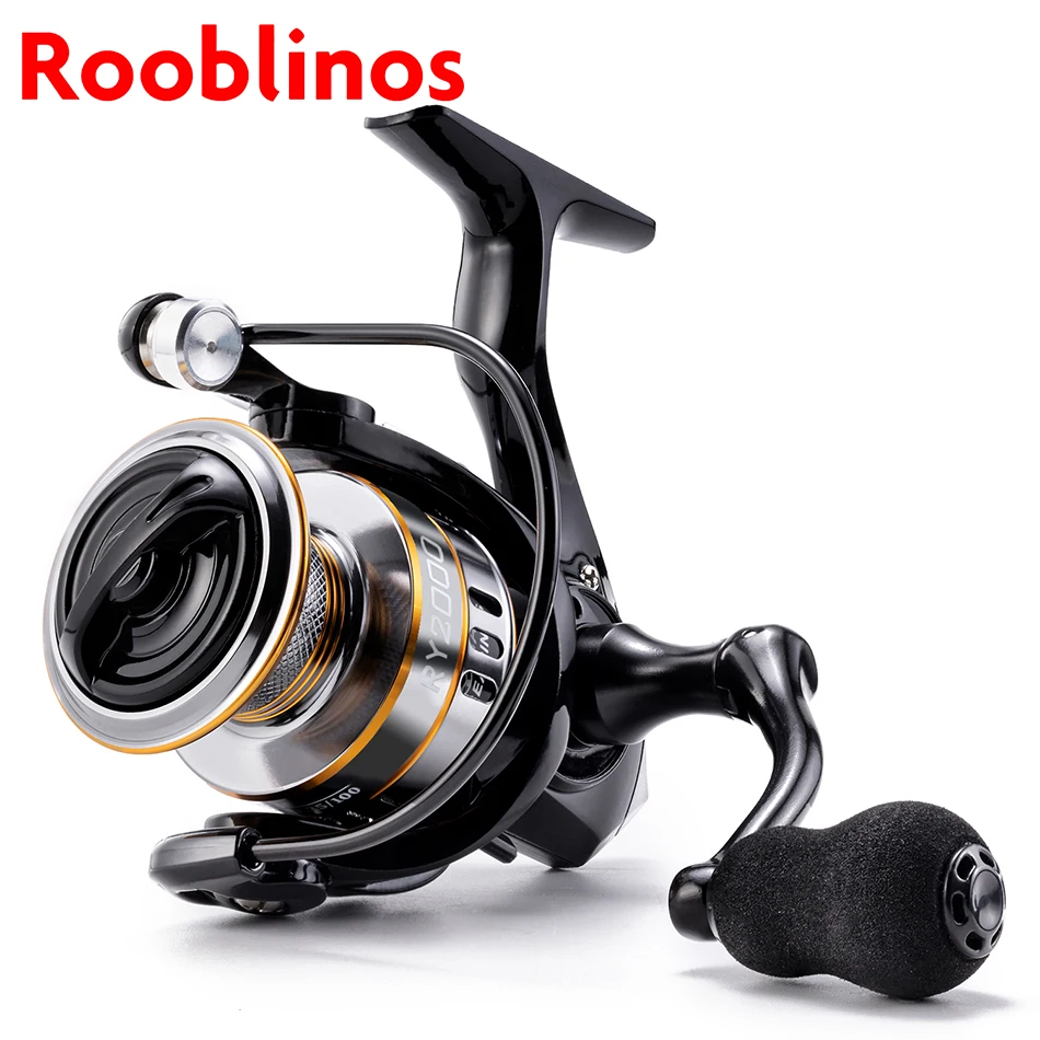 Rooblinos Ry Spinning Risking Risking Cvice, Ultralight Metal Rám, ultra hladký a tvrdý, 5,2: 1 vysoká rýchlosť