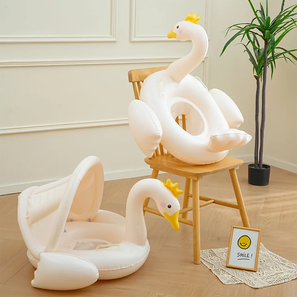 Rooxin Baby Swim Sedlo prsteň nafukovateľný kúpalisko Ring Rúrky pre dieťa Detský dospelý kúpanie kruh plávanie bazén plavák voda Hrajte vybavenie
