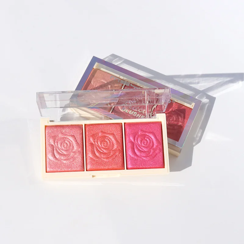 Rose Diamond zvýrazňovací prášok Paleta trblieta