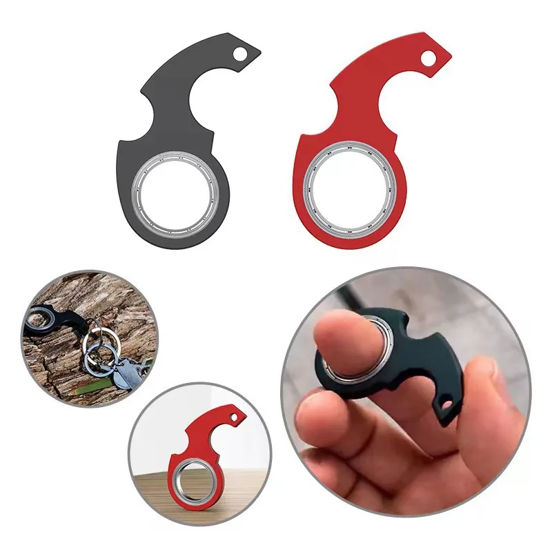 rotačný kľúče populárne lacné zábava Karambit Spinner II Rotačný kľúče prstenca