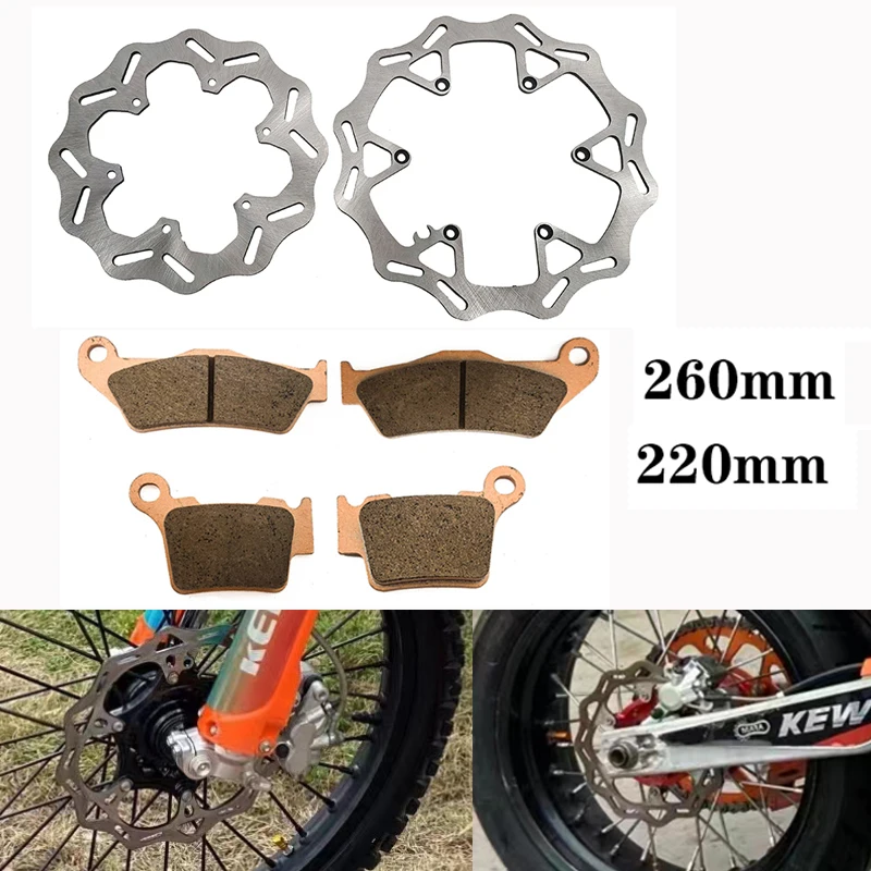 Rotory predného zadného brzdového bŕzd motocyklov nastavené pre KTM SX SXC SXF exc XC F XCW Supermoto 125 250 300 350 450 500 1998-2020