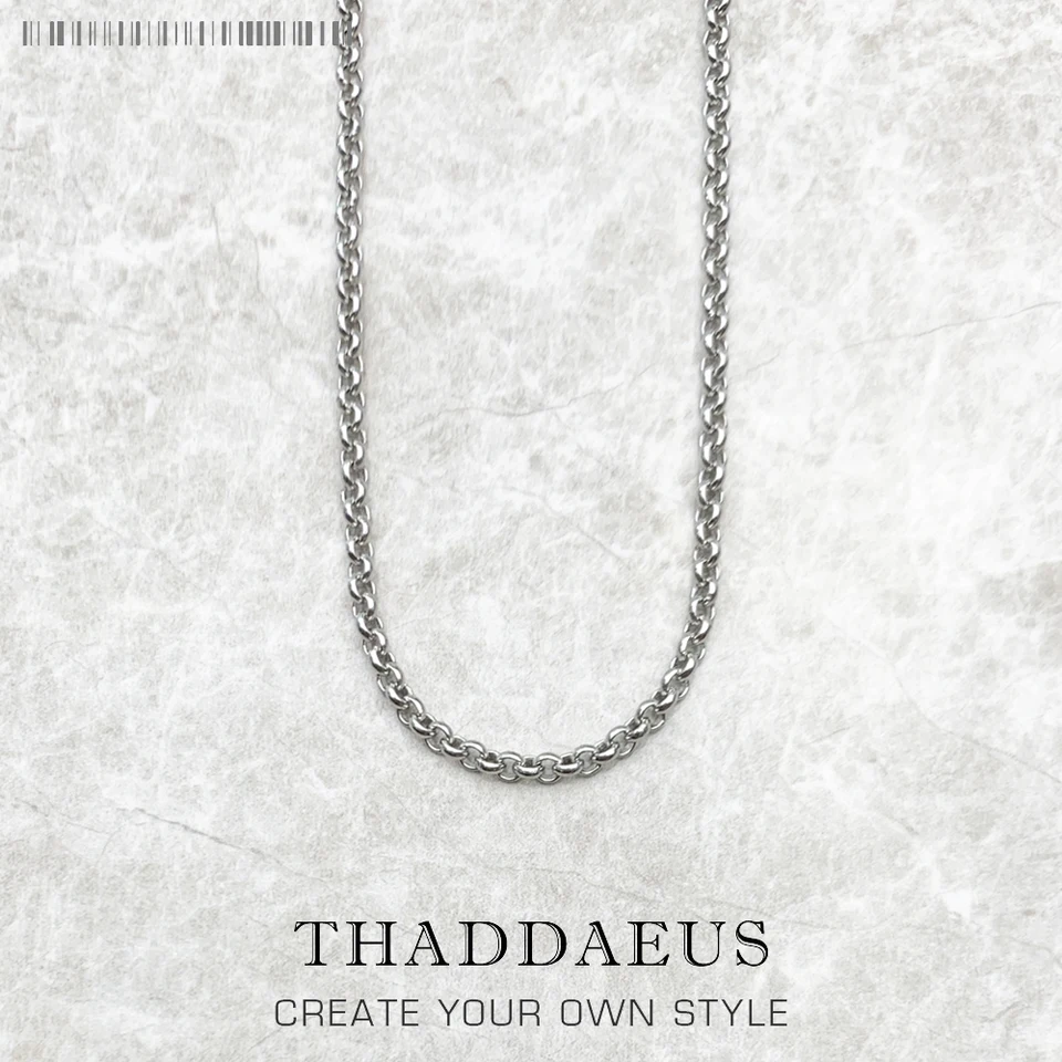 Round Belcher Chain Náhrdelník Úplne nový Strand módne šperky európsky štýl 925 Sterling Silver Bijoux Darček pre mužov Ženy