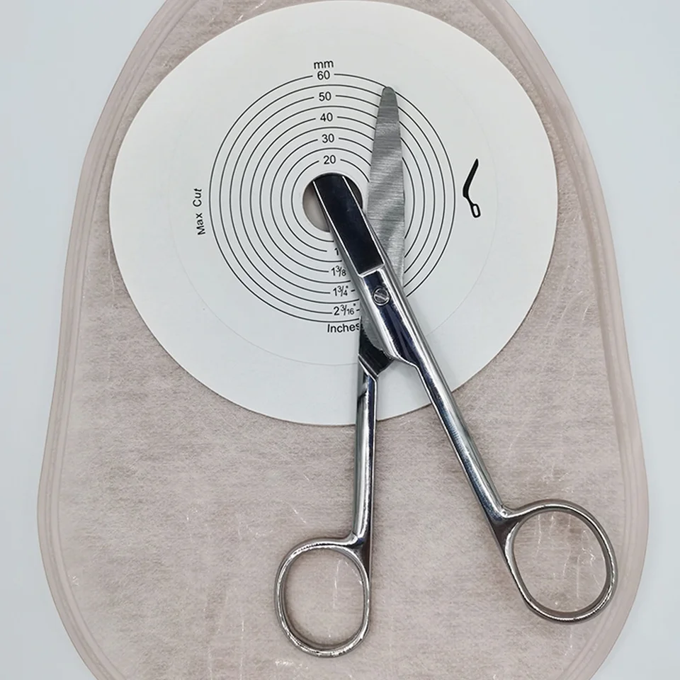 Round Stoma Scissors Ošetrovateľstvo Študentské zásoby Round Colostomy Medical Bandage Precision Bag Praktický jemný bod