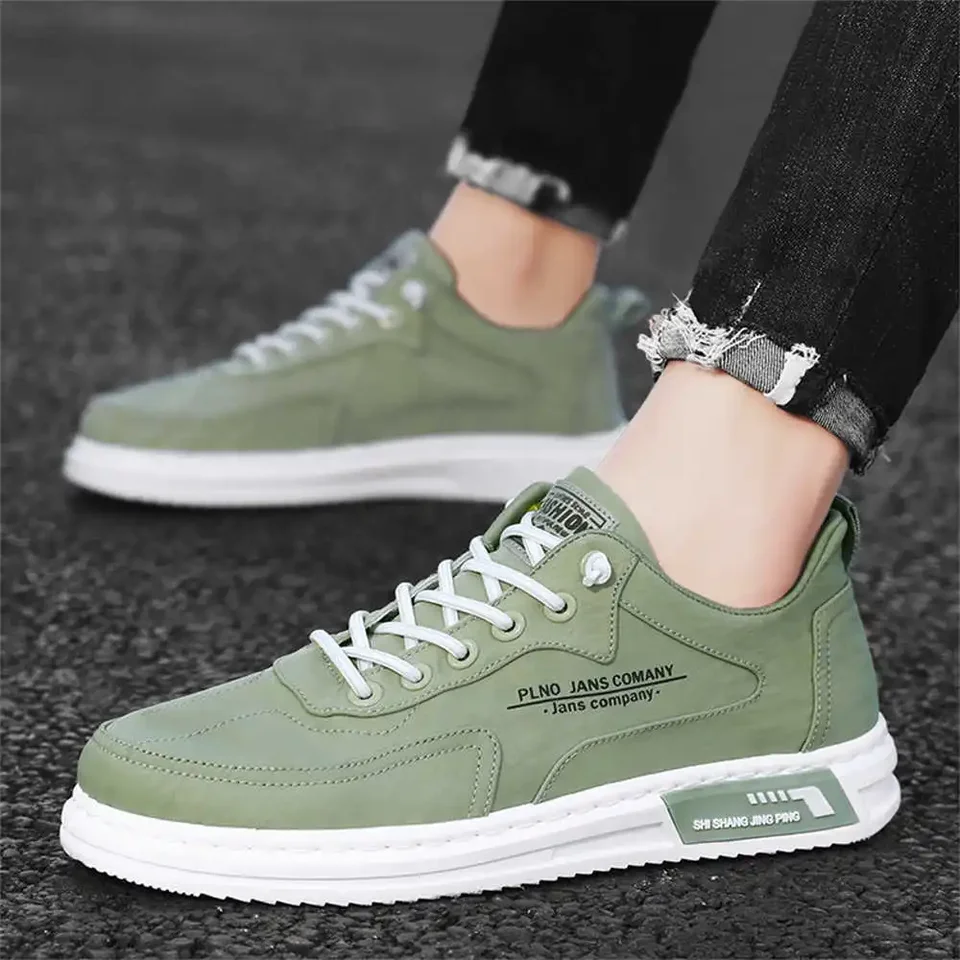 Round Toe Grey Loafers Man Casy White Pánske topánky mládežnícke tenisky Šport Minimalista obuv malá cena tanky život Sneeker