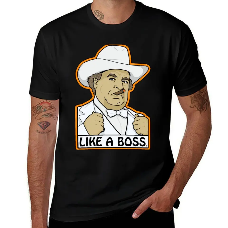 Rovnako ako šéf (Hogg, to znamená.) Tričko Grafické košele oblečenie modré zámky Men Clothings