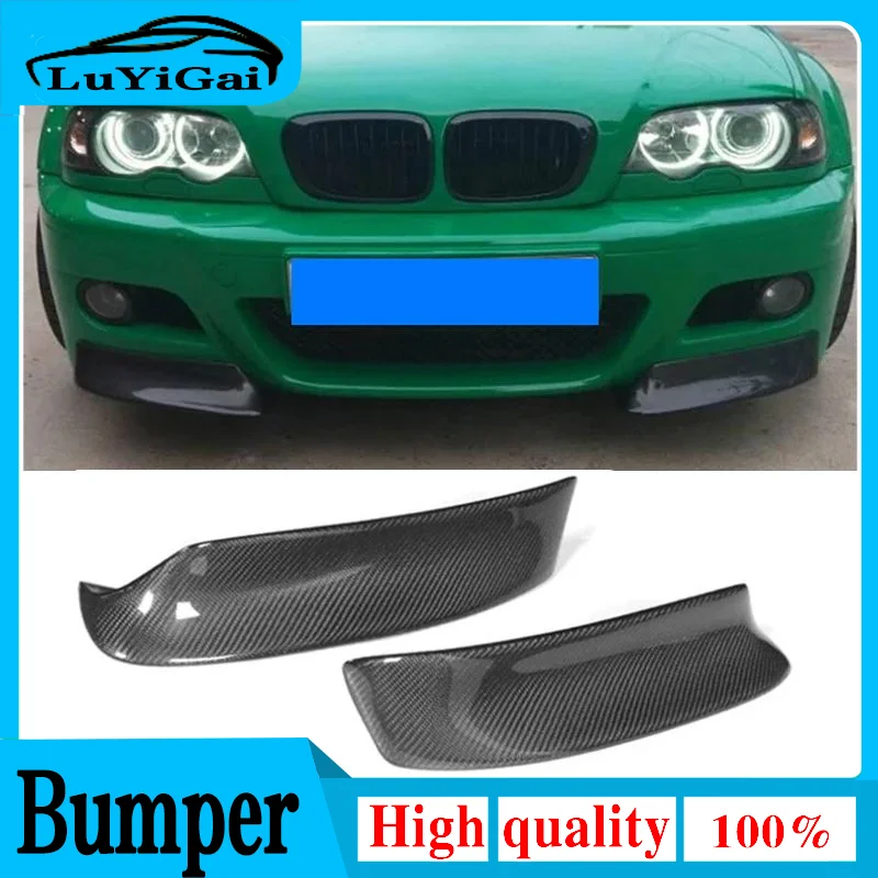 Rozdelenie rozpätia predného nárazníka Difúzora Splitter Lip Lip pre BMW E46 1999-2006 2001 M3