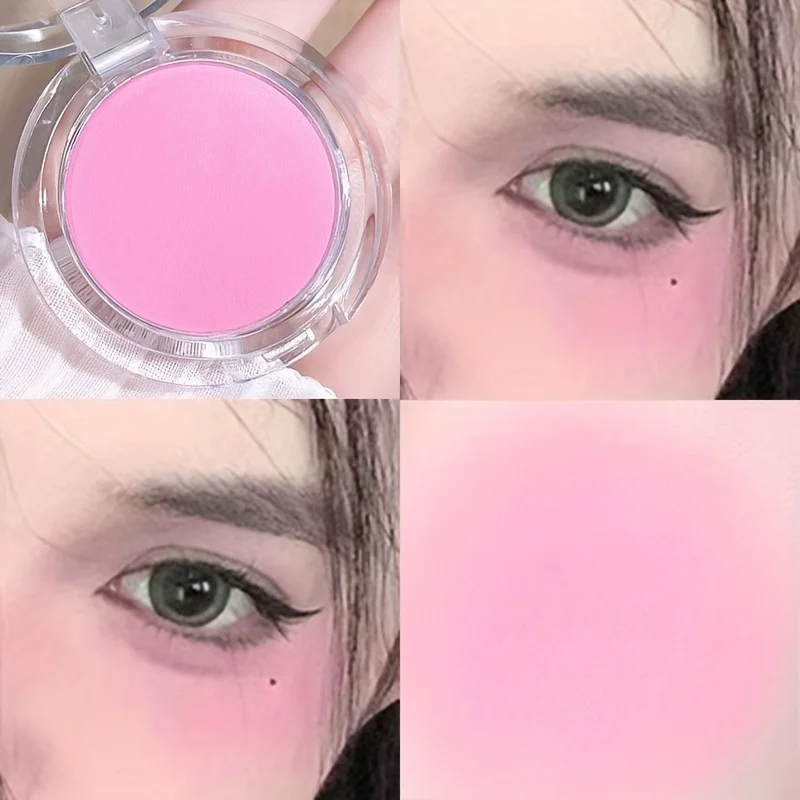 Rozjasnenie tváre červenajúca paleta tvár kontúrujúce tvár čela tvár líca odtieňa líce Rouge vodotesný monochromatický matný make -up 1pc
