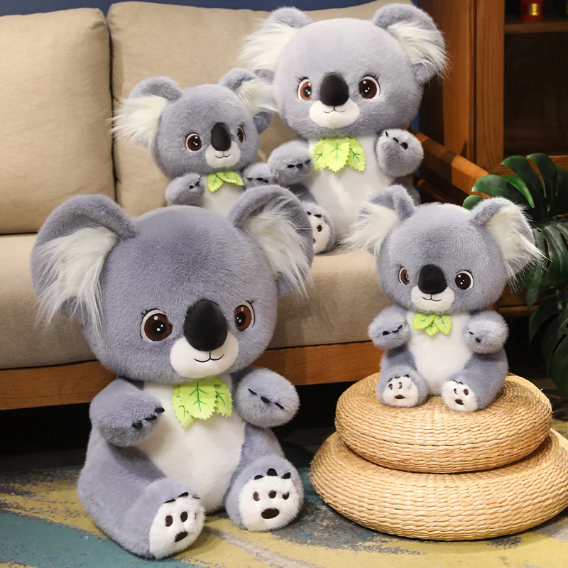 Rozkošná koala plyšová hračka plnená záchranná zviera koala bábika dekorácie vankúš vianočný darček k narodeninám darček