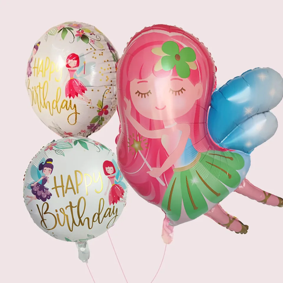 Rozprávkové fóliové balóny pixie Ballon narodeninové oslavy dekorácie Deti bábätká dievčatá svadobné dekorácie karikatúra anjel globos
