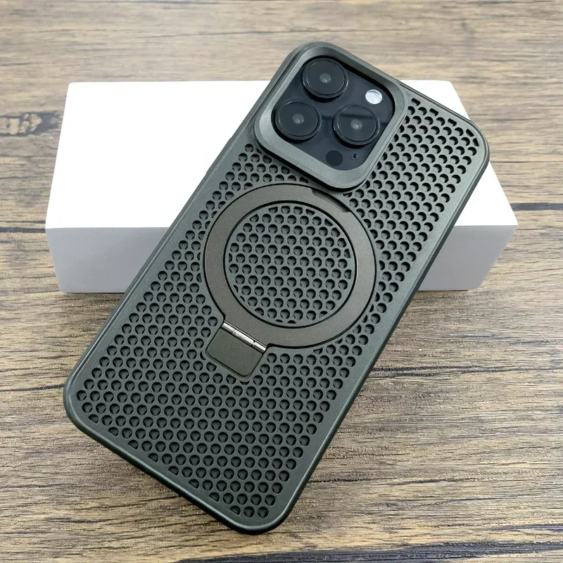Rozptyľovanie tepelného plastového matného puzdra pre iPhone 16 15 14 13 12 Pro Max Plus 16Pro 15Pro 14Pro pre Magsafe Coper Stock Cover Cover