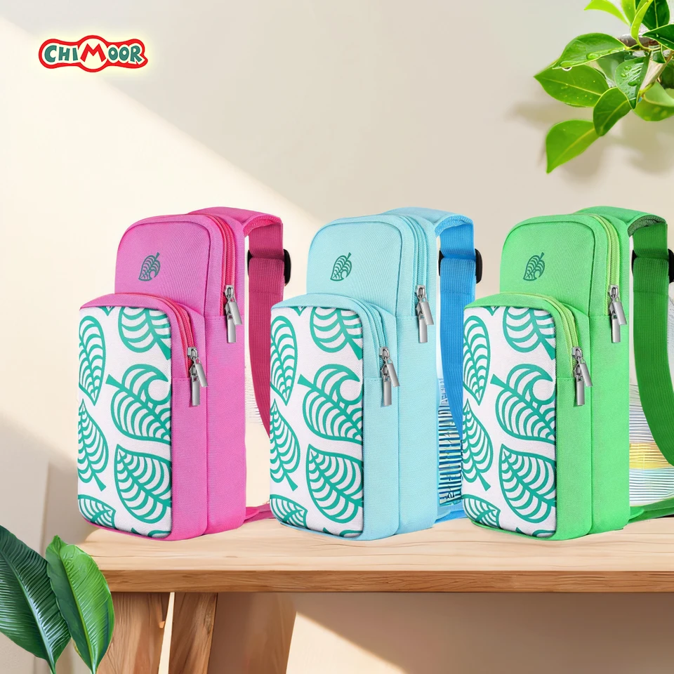 Roztomilá cestovná taška pre Nintendo Switch/Lite/OLED/PARACKÁ DEALA MALÝ SLING, Prenosný vodotesný batoh, vrecko na ramene Crossbody