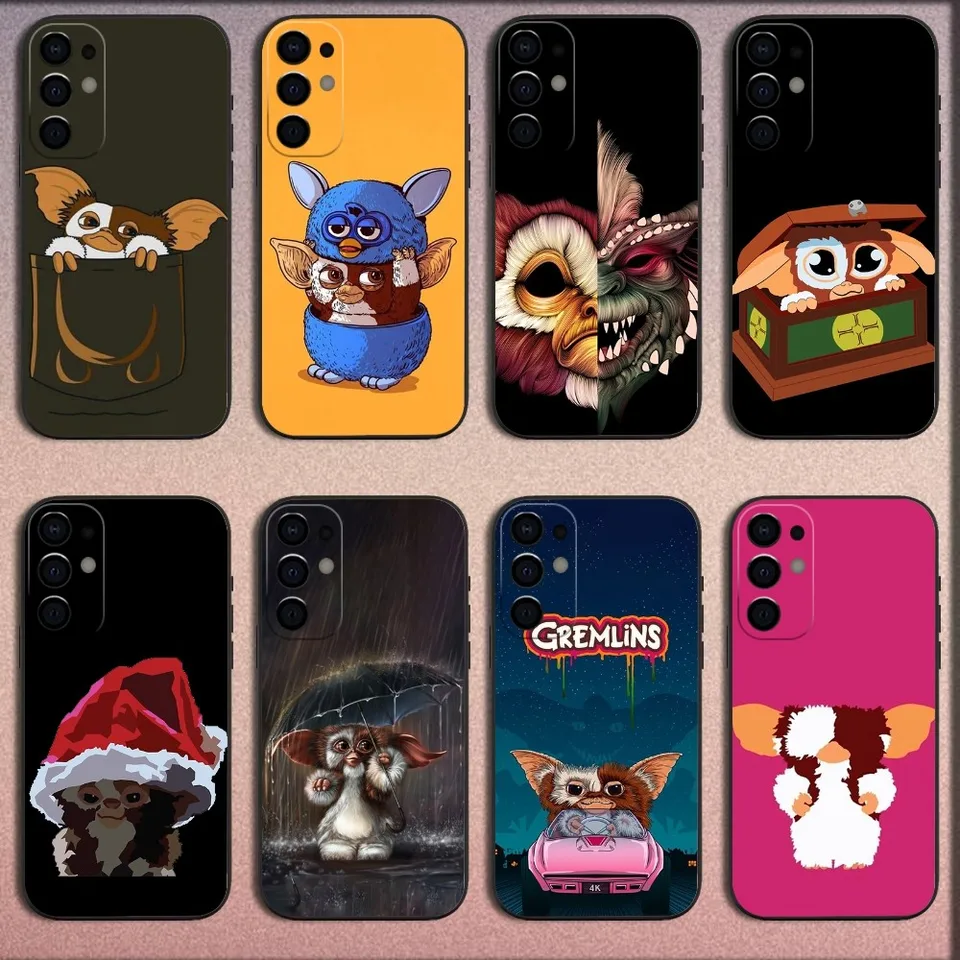 Roztomilé G-Gremlins Gizmo Telefón pre puzdro pre Samsung S25, S24, S21, S22, S23, S30, Ultra, S20, Plus, Fe, Lite, poznámka, 10,9,5 g čierneho mäkkého krytu