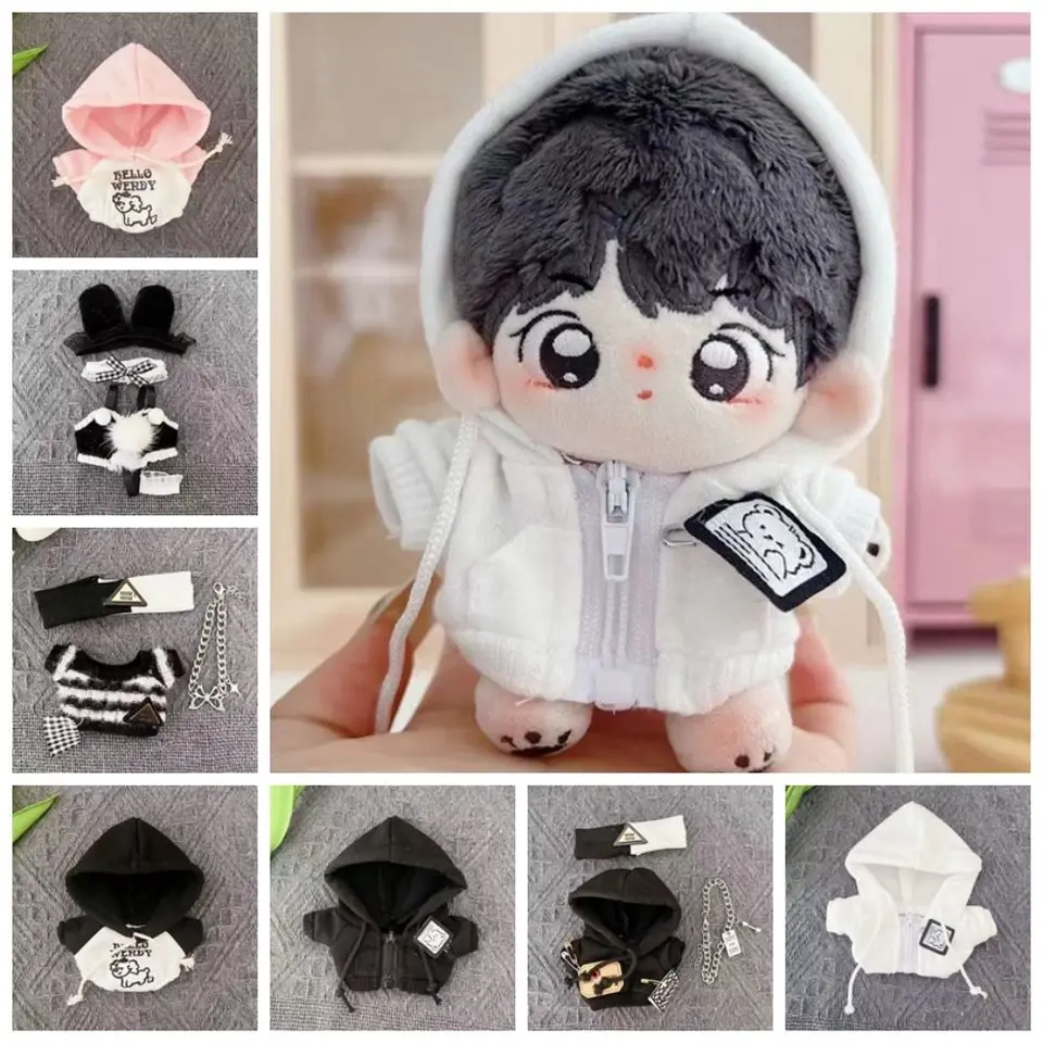 Roztomilé kapucňové bavlnené odevy oblečené kawaii Žiadne atribúty Dolls Clothes Cartoon Krásne vyvíjajte praktickú schopnosť