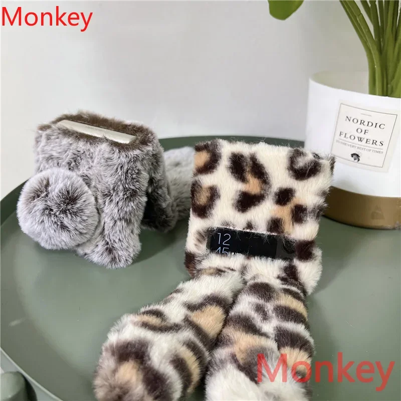 Roztomilé králičie uši plyšové puzdro pre Samsung Galaxy Z Flip 3 4 5 Pasce 2 1 Z Fold Fluffy Fur Shopproof Case Funda pre Samsung Z Flip6