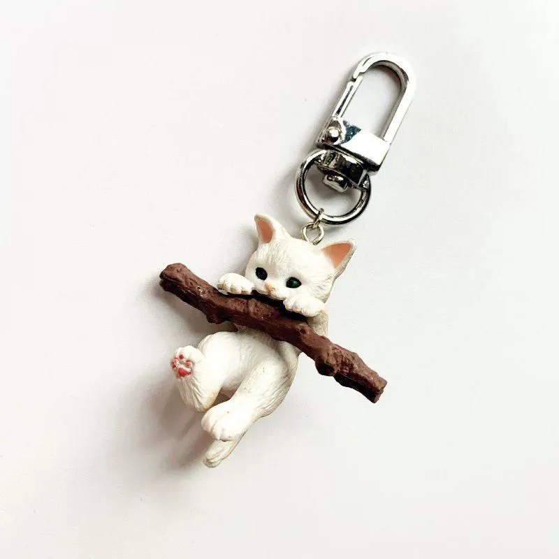 Roztomilé mačiatko Keyring Lovely Cartoon Lucky Cat Key retiazka batoh batohu prívesok darček pre ženy a mužov