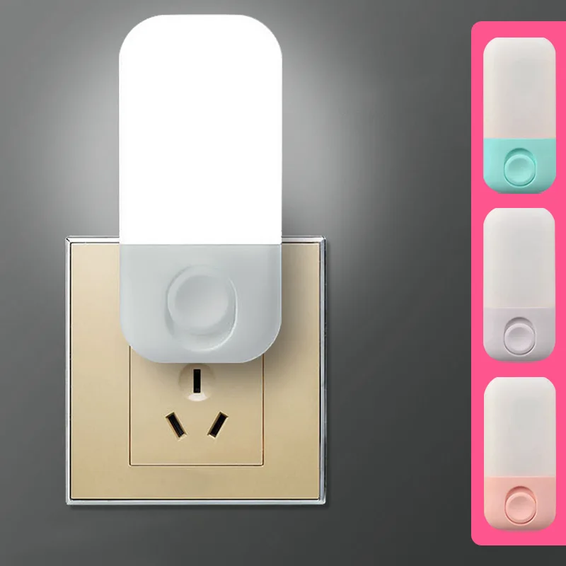 Roztomilé mini LED nočné svetlo LED stmievanie detské ošetrovateľstvo Očné osvetlenie Sleepa Spálňa Sleep Light LED LED energia úsporná lampa LAMP