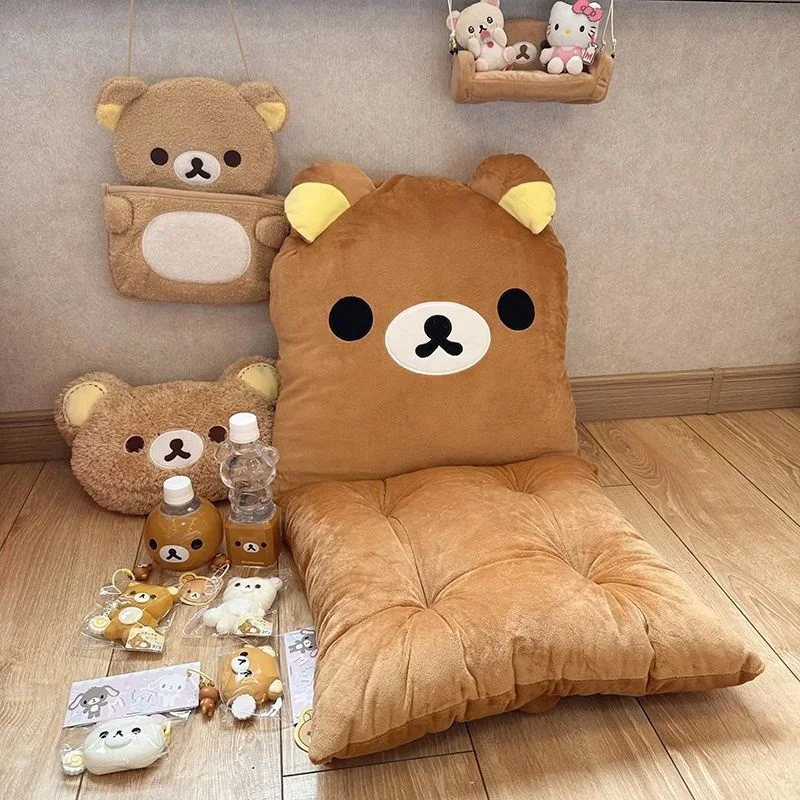 Roztomilé rilakkuma hrubá lavica vankúš na vankúšovú stoličku bavlnené vankúšové vankúš