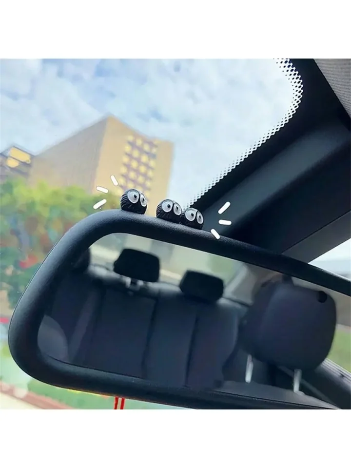 Roztomilé sady Sprites Car Resepiew Mirror Accessories for Car Interior Dashboard Dashboard Ornament Funny Darček pre roztomilé auto mi Mi