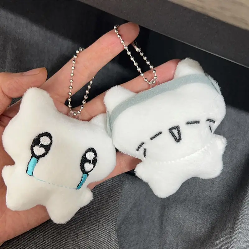 Roztomilé slúchadlá mačiatko pár mini plačúce mačka Doll Plush Karikatúra pre včelové tašky Carabiner pre kľúče módne šperky doplnky