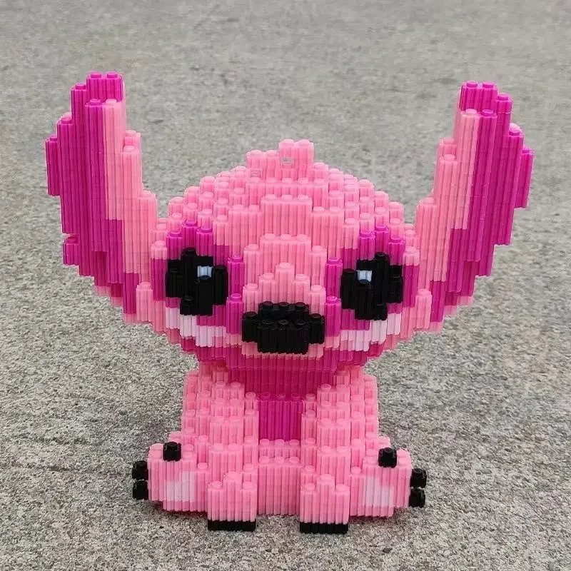 Roztomilé stehové stavebné bloky 3D montážnych hračiek pre chlapcov a dievčatá, vysoké ozdoby puzzle ako darčeky