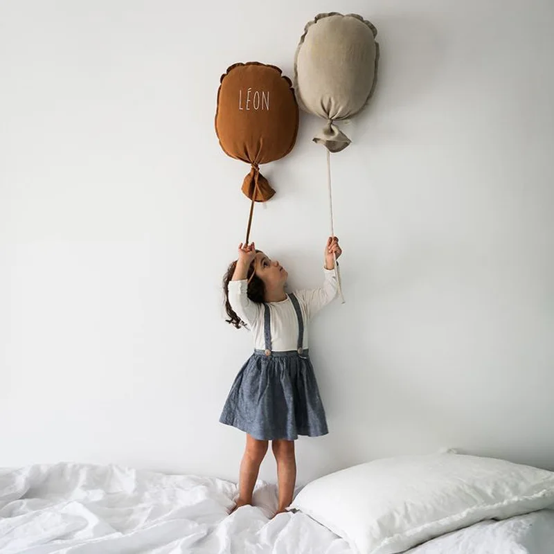 Roztomilý balón na stenu závesné ozdoby bavlna detská izba Nordic detská spálňa dekorácie stan zavesenie detských fotografií rekvizity